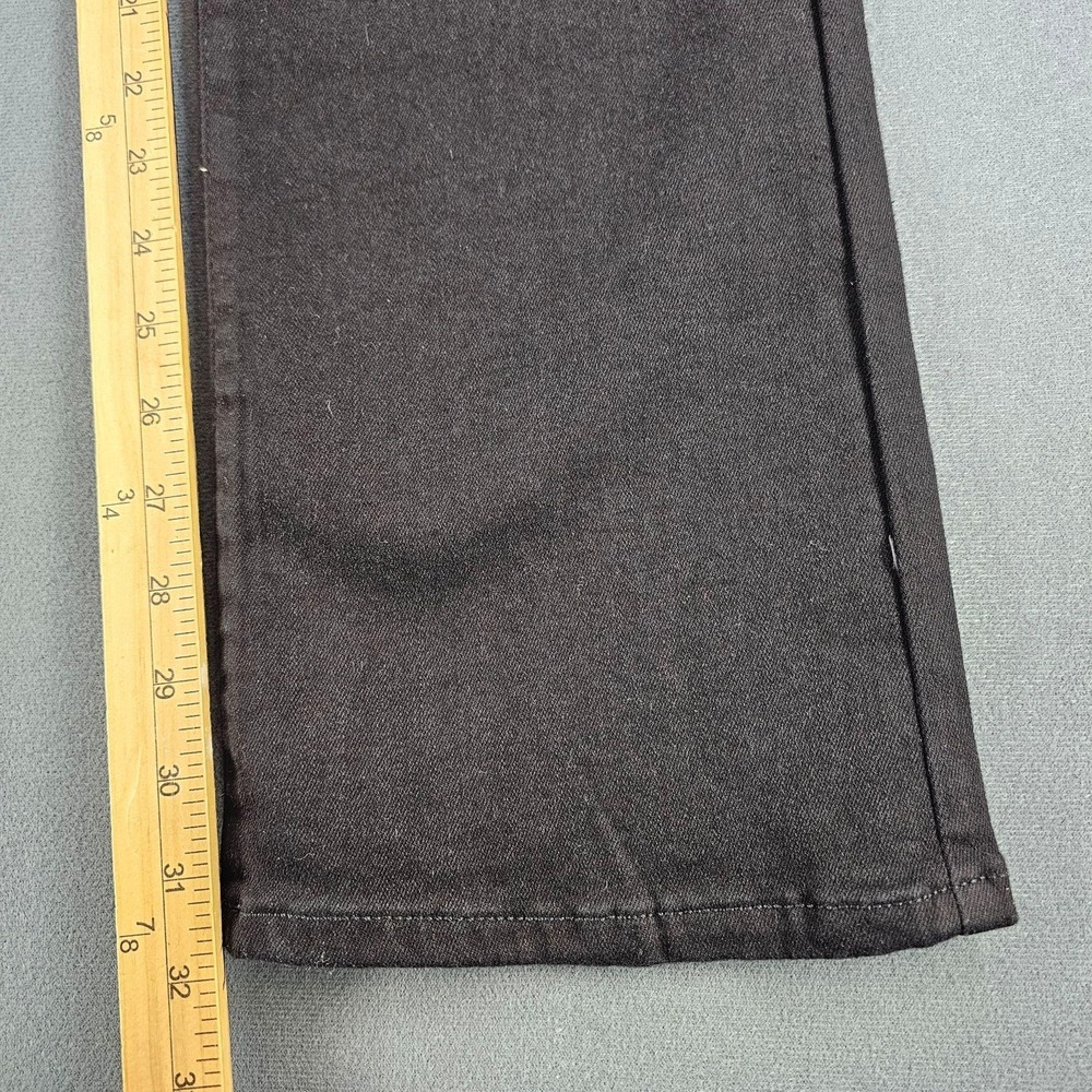 NYDJ Barbara Bootcut Jeans Womens 6 Black Mid Rise Stretch Denim Lift Tuck NEW - Picture 11 of 15